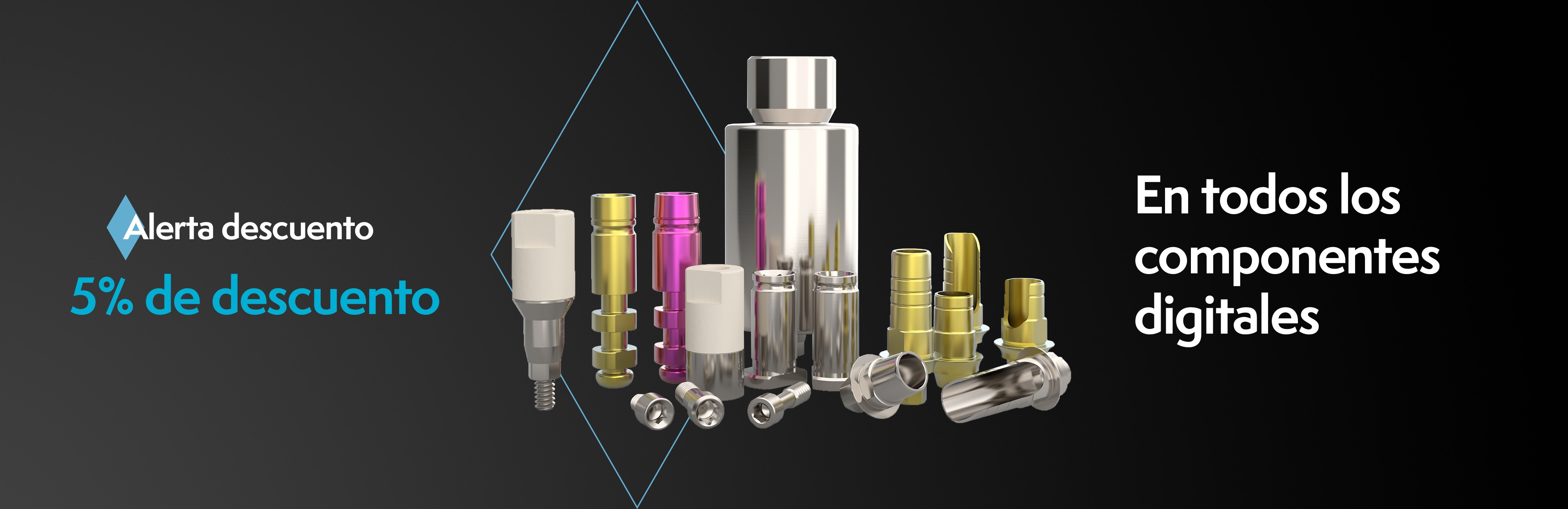Nos dedicamos a la venta de materiales odontológicos para rehabilitaciones dentales y orales: implantes dentales, componentes protésicos, equipos digitales y más con descuento.